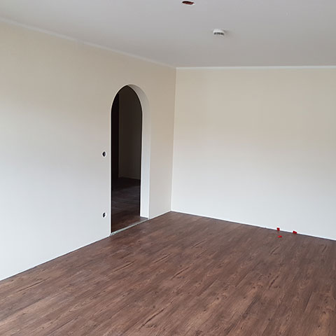 Verlegung von Bodenplatten